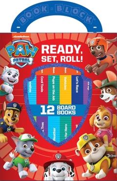 Nickelodeon Paw Patrol: Ready, Set, Roll! 12 Board Books - Pi Kids