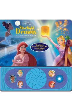 Disney Princess: Starlight Dreams Good Night Starlight Projector Sound Book [With Battery] - Pi Kids