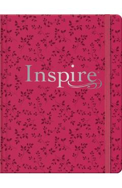 Inspire Bible Nlt, Filament-Enabled Edition (Hardcover Leatherlike, Pink Peony): The Bible for Coloring & Creative Journaling - Tyndale