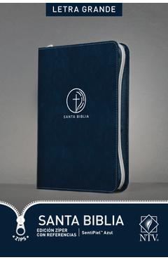 Santa Biblia Ntv, Edición Zíper Con Referencias, Letra Grande - Tyndale