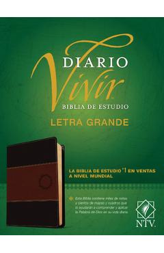Biblia de Estudio del Diario Vivir Ntv, Letra Grande - Tyndale Bible