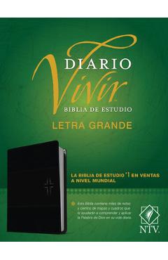 Biblia de Estudio del Diario Vivir Ntv, Letra Grande - Tyndale Bible