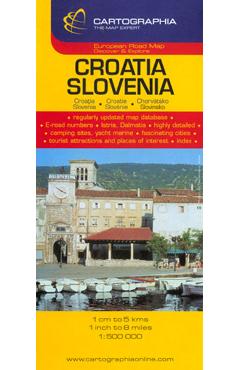 Harta: Croatia. Slovenia