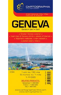 Geneva – Harta turistica si rutiera calatorii