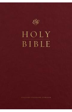 ESV Pew and Worship Bible, Large Print (Burgundy) -