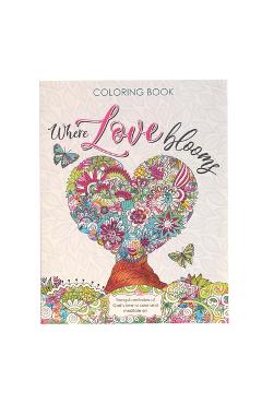 Coloring Book Where Love Blooms -
