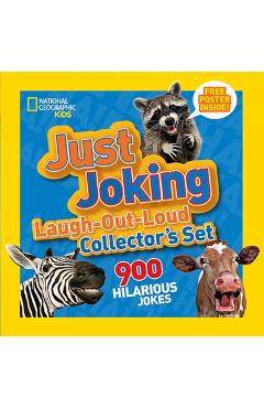 National Geographic Kids Just Joking Laughoutloud Collector\'s Set: 900 Hilarious Jokes - National Geographic Kids