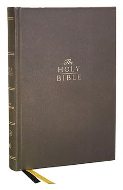 Kjv, Center-Column Reference Bible with Apocrypha, Hardcover, 73,000 Cross-References, Red Letter, Comfort Print: King James Version - Thomas Nelson