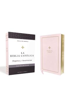 Biblia Católica, Regalos Y Ceremonias, Color Rosa, Cuero Reciclado - Editorial Católica
