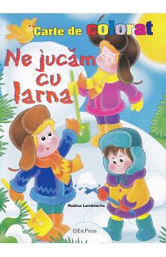 Ne jucam cu iarna. Carte de colorat - ERC PRESS