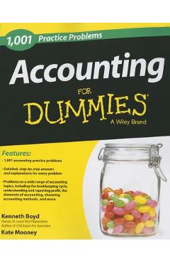 Accounting: 1,001 Practice Problems for Dummies - Kenneth W. Boyd