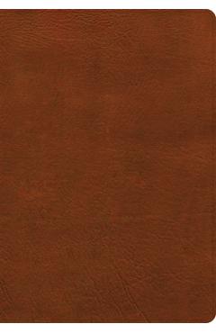 NASB Super Giant Print Reference Bible, Burnt Sienna Leathertouch - Holman Bible Publishers