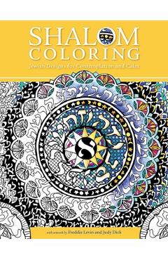 Shalom Coloring: Jewish Designs for Contemplation and Calm - Behrman House