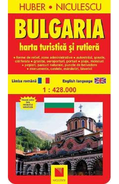 Bulgaria - Harta turistica si rutiera