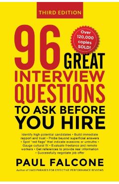96 Great Interview Questions to Ask Before You Hire - Paul Falcone