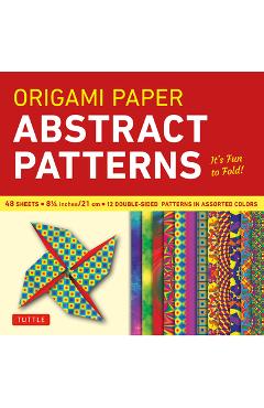 Origami Paper - Abstract Patterns - 8 1/4 - 48 Sheets: Tuttle Origami Paper: Large Origami Sheets Printed with 12 Different Designs: Instructions for - Tuttle Studio