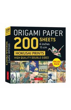 Origami Paper 200 Sheets Hokusai Prints 6 (15 CM): Tuttle Origami Paper: Double-Sided Origami Sheets Printed with 12 Different Designs (Instructions f - Tuttle Studio