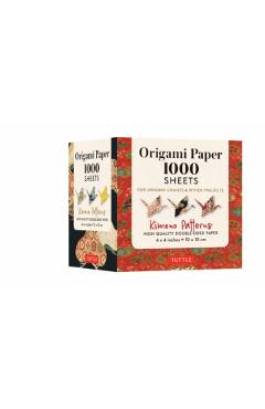 Origami Paper 1,000 Sheets Kimono Patterns 4 (10 CM): Tuttle Origami Paper: Double-Sided Origami Sheets Printed with 12 Different Designs (Instruction - Tuttle Studio