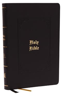 KJV Holy Bible Large Print Center-Column Reference Bible, Black Leathersoft, 53,000 Cross References, Red Letter, Comfort Print: King James Version: H - Thomas Nelson