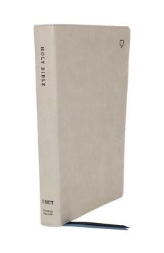 Net Bible, Thinline, Leathersoft, Stone, Comfort Print: Holy Bible - Thomas Nelson