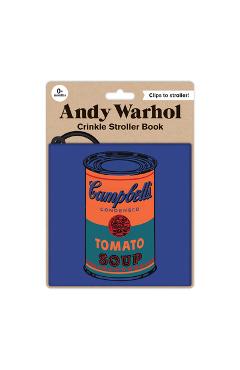 Andy Warhol Crinkle Fabric Stroller Book - Mudpuppy