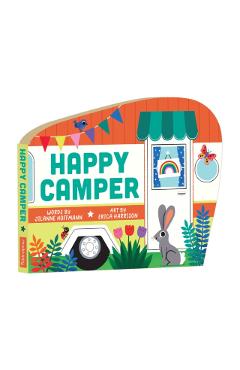 Happy Camper Shaped Board Book: Bk Board Happy Camper - Mudpuppy