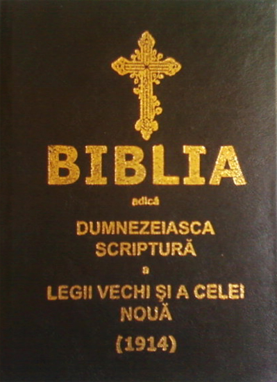 Biblia adica Dumnezeiasca scriptura 1914 a legii vechi si a celei