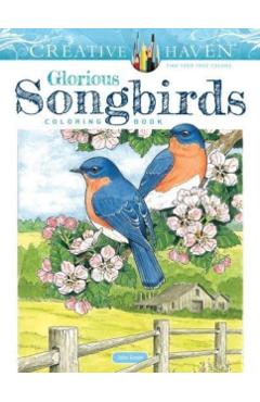 Creative Haven Glorious Songbirds Coloring Book - John Green