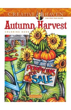 Creative Haven Autumn Harvest Coloring Book - Teresa Goodridge
