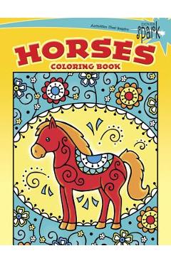 Spark Horses Coloring Book - Noelle Dahlen