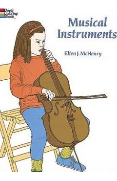 Musical Instruments Coloring Book - Ellen J. Mchenry