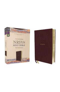 Nrsvue, Holy Bible, Leathersoft, Burgundy, Comfort Print - Zondervan