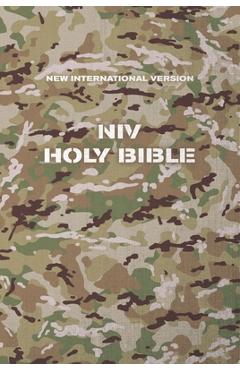 Niv, Holy Bible, Compact, Paperback, Military Camo, Comfort Print - Zondervan