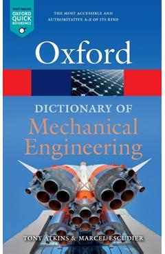 A Dictionary of Mechanical Engineering - Marcel Escudier