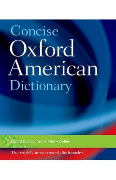 Concise Oxford American Dictionary - Oxford Languages