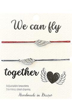 Set bratari: we can fly together - aripi de inger
