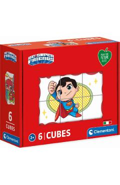 Puzzle 6 cuburi. DC Super Friends