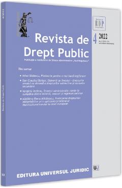 Revista de drept public Nr.4 din 2022