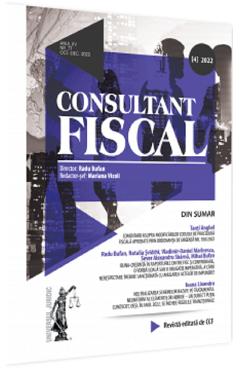 Revista Consultant fiscal nr.3/2022 Iulie-Septembrie Consultant