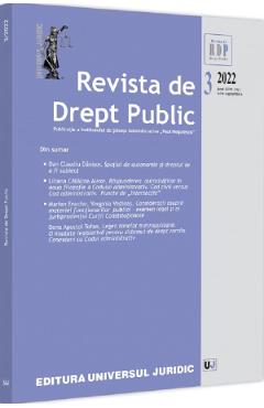 Revista de drept public Nr.3 din 2022 2022 imagine 2022