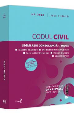 Codul civil Mai 2023 - Dan Lupascu