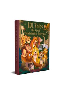 101 Tales the Great Panchatantra Collection: Collection of Witty Moral Stories for Kids for Personality Development (Hardback) - Wonder House Books