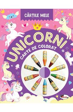 Cartile mele: Unicorni. Carte de colorat