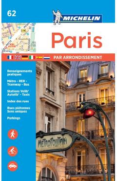 Michelin Paris by Arrondissements Pocket Atlas #62 - Michelin