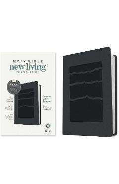 NLT Premium Value Compact Bible, Filament-Enabled Edition (Leatherlike, Black Mountainscape) - Tyndale