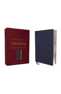 Reina Valera Revisada, Biblia de Referencia Thompson, Leathersoft, Azul Añil, Palabras de Jesús En Rojo, Con Índice - Charles Thompson