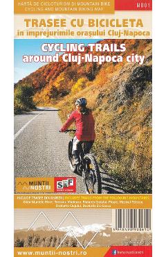 Trasee cu bicicleta in imprejurimile orasului Cluj-Napoca. Harta de cicloturism si mountain bike. Muntii nostri