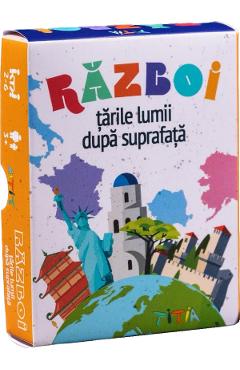 Razboi. Tarile lumii dupa suprafata. Joc de carti