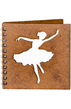 Agenda din lemn: Balerina