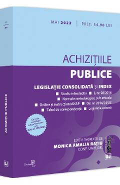 Achizitiile publice Act. mai 2023 - Monica Amalia Ratiu
